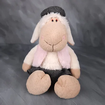 Nici Sheep Lamb Plush Stuffed Animal Jolly Mah Pink Vest Hat Cap Skirt Beanbag • $17.99