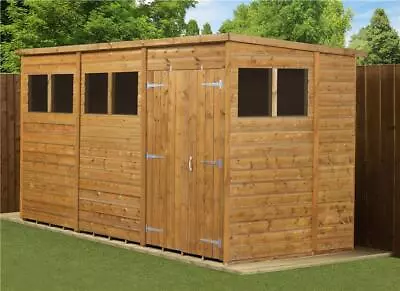 Empire Pent Garden Shed Tongue & Groove Shiplap 8x6 10x6 12x6 Wooden  • £678.96