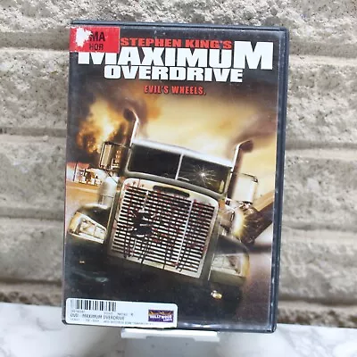 Maximum Overdrive (DVD 2004) Horror Stephen King W/ Inner Insert Ex-Hollywood • $13.97