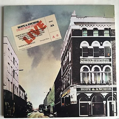 Hope & Anchor Front Row Festival Vinyl 2-lp Uk 1978 Stranglers X Ray Spex Nm • £39