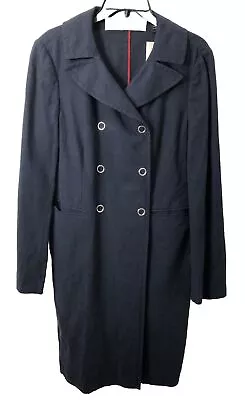 Charles Nolan Jacket Navy Linen Blue Women Size 8 - NWT • $29.99