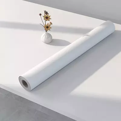 White Contact Paper 15.7  X78.7  White Wallpaper Self Adhesive Removable Wallpap • $9.53