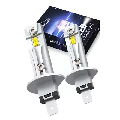 H1 LED Headlight Bulbs Conversion Kit High Low Beam Super Bright White 6500K • $39.99