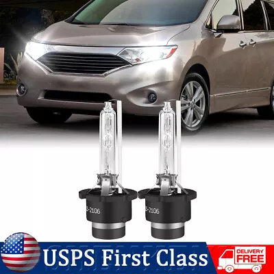 For Nissan Quest 2011-2016 D2S HID Headlight Bulbs Conversion Kit 6000K White • $25.97