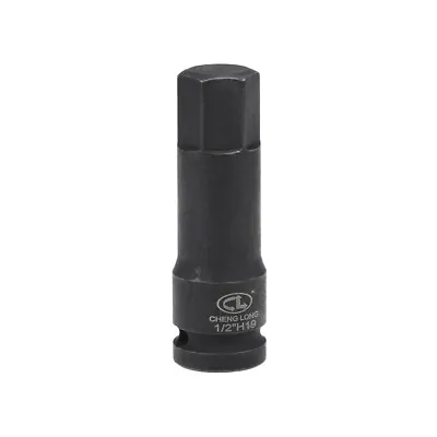 1/2  Drive X H19 19mm Impact Hex Bit Socket Metric 3  Length Cr-Mo Steel • $15.77