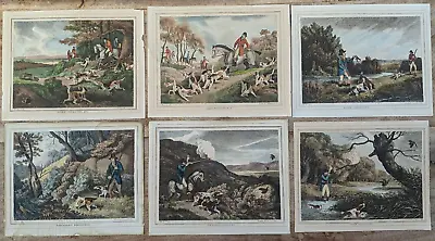 £39.99 • Buy Antique Original Set 6 Prints Samuel Howitt Partridge Shooting Hunting Dogs 1798