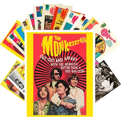 Postcard Set 24 Cards MONKEES Rock Music Posters Photos • $11.99