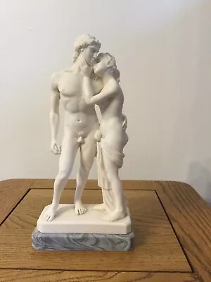 £14.95 • Buy Vintage Reproduction Sculpture Venus & Adonis By Antonio Canova Statue Figurine