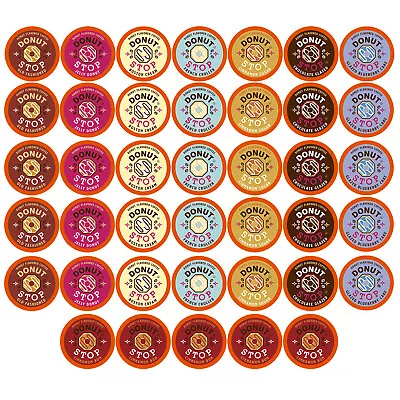 Donut Stop Flavored Coffee Pods K Cups Variety Pack  40 Count • $22