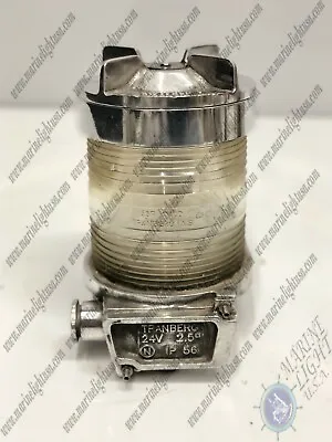 Vintage Original Tranberg Serie Masthead Top Antique Ship Bulkhead Electric Lamp • $192.28