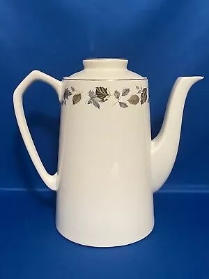 Alfred Meakin Coffee Pot Tea Pot Springwood Design 1975/76 Vintage Leaves Design • £6.50