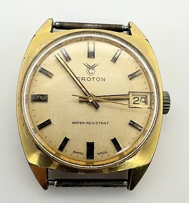 Men’s Vintage Croton Wristwatch Swiss 17j Manual Wind  • $99