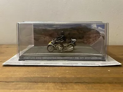 KAWASAKI Z900 MOTORCYCLE WITH SIDECAR #95 Collection Model THE SPY WHO LOVED ME • £37.50
