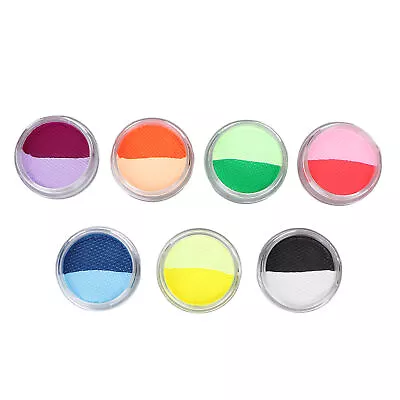 7pcs Face Body Paint Palette Professional Cosmetic Painting Plate For Hallow REL • £8.99