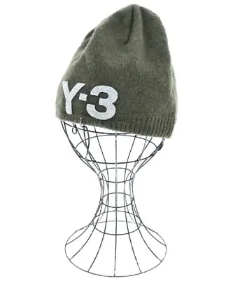 Y-3 Knit Cap/Beanie Khaki L 2200425368077 • $112