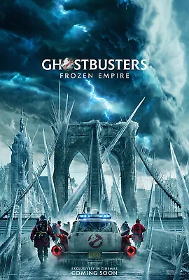 Ghostbusters: Frozen Empire Movie Print Poster Film Wall Art Deco Size 27X40 #2 • $14.99
