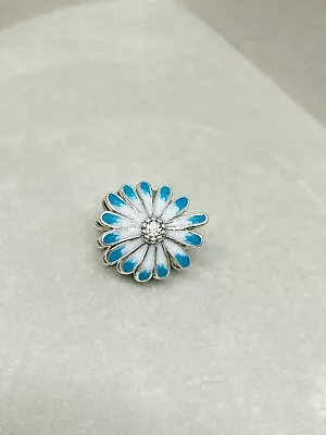 $38.50 • Buy PANDORA Charm Sterling Silver BLUE DAISY FLOWER 798797C01