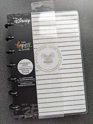 The Happy Planner Disney UNDATED Mickey Mouse Color Block Layout Mini • $23.99