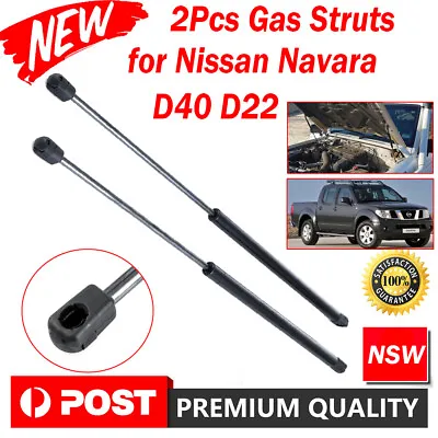 2x Rear Gas Struts For Nissan Navara D40 D22 UTE 150N Hard Top Lid Tonneau Cover • $24.89