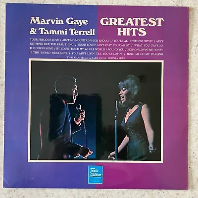 Marvin Gaye & Tammi Terrell Greatest Hits - Soul Rhythm & Blues Vinyl LP Rec • £9.50