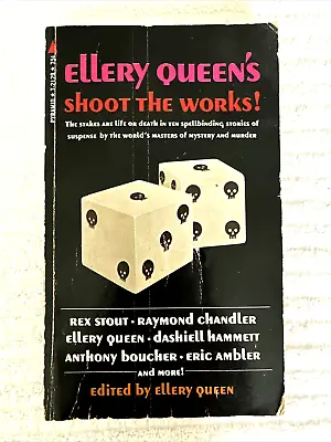 Ellery Queen's Shoot The Works! First Edition 1969 A Pyramid Book Paperback Rare • $5.99