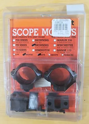 NEW Millet Scope Mounts For Browning A-Bolt.  Medium Height.  Matte Finish • $24.70