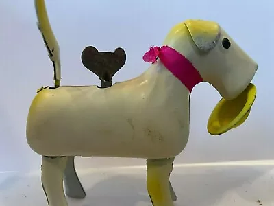 Made In Occupied Japan Vintage Playful Little Dog Windup Toy With Key • $125