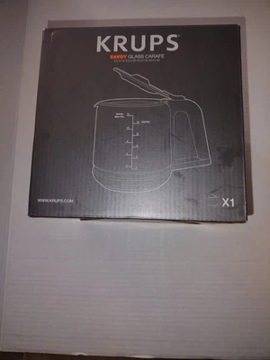 $16.99 • Buy Krups Savoy Glass Coffee Carafe Pot & Lid XB112050 - EC3110 EC3120 EC3130 EC3140