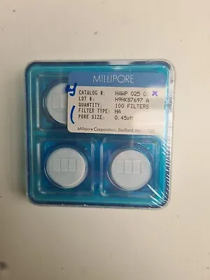 Filters Ha 0.45uM (Microns) MILLIPORE Hawp 025 00 X100pcs • $39.14