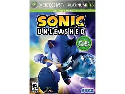 Sonic Unleashed (Platinum Hits) - Xbox 360 [video Game] • $19.99