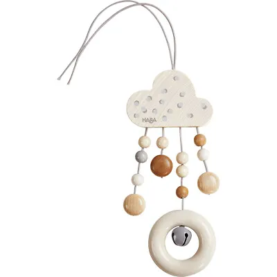 HABA Dangling Cloud Figure Dots - Attaches To Play Gym Car Seat And Stroller • $24.99