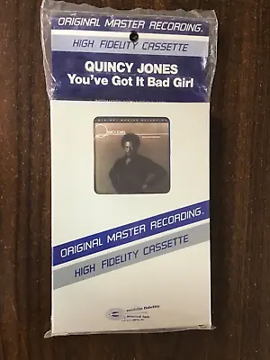 MFSL QUINCY JONES Sealed Mobile Fidelity Cassette YOU'VE GOT IT BAD ULTRA RARE • $197.99