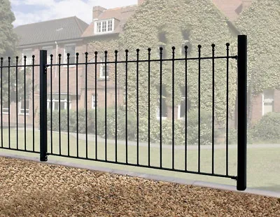 Manroe Ball Top Fence Panel 1830mm GAP X 1220mm H Galvanised Metal Railing • £151.20