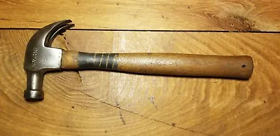 Vintage Ames MFG Co. Curved Claw Hammer 1lb-6oz Total 13  Long Drop Forged • $19.95