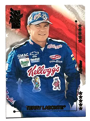 HOF'er TERRY LABONTE 2001 Press Pass VIP ALL-STAR NASCAR Racing Card #39 • $1