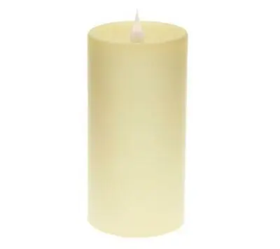 Solare 6  Frosted Glass Gold Flameless Candle W/Multi Hue Technology • £14.45