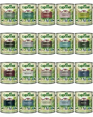 Cuprinol Garden Shades Paint Furniture Sheds And Fences 1L Patio Outdoor New  • £17.99