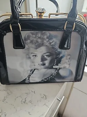 Marilyn Monroe Holigrapic Design Handbag In Black  • £20