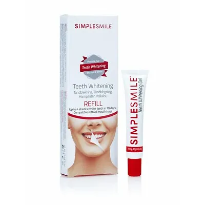 $47.95 • Buy SIMPLESMILE® Teeth Whitening Gel Refill For Use With All Teeth Whitening Trays