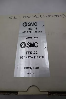 Tec-44 Motorized Ball Valve. 1/2  Npt / 115 Vac Smc New Unit Stock K-2541 • $237