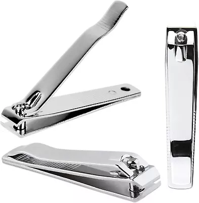 3pcs Beauticom Professional Stainless Steel Toe Nail Clippers Straight Cut Style • $6.97