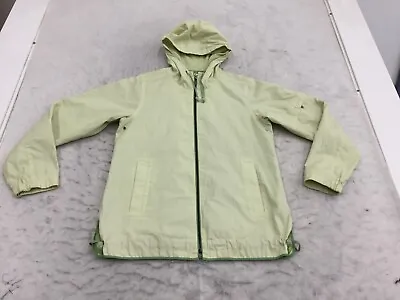 Pacific Trail Rain Jacket Womens S Small Beige Full Zip Hooded Pockets Long • $2.60