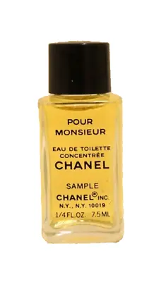 Chanel Pour Monsieur EDT Concentree Splash 7.5 Ml 1/4 Oz For Men Vintage • $30