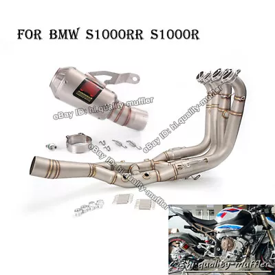 For BMW S1000RR 2019~2023 Full Exhaust System Link Pipe With Muffler Tail Escape • $430.35