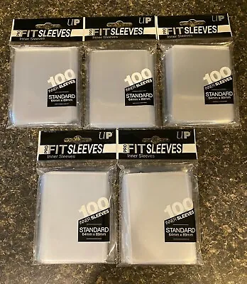 Ultra Pro PRO-Fit Standard Size TOP LOAD Inner Card Sleeves - 500 Total Sleeves  • $23.89