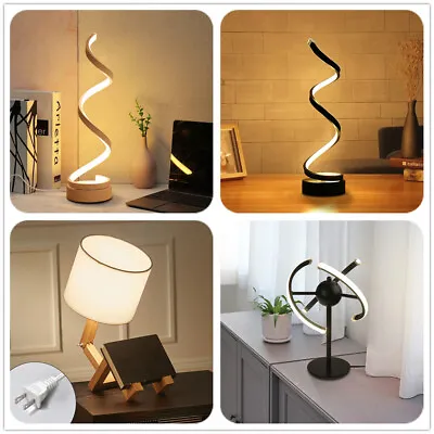 Table Lamp Modern LED Table Lamps Bedside Desk Lamp Table Lamps For Living Room • $26.38
