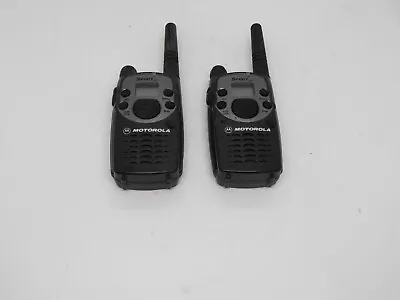 Lot Of 2 Motorola Spirit Gt+ Potrable Walkie Talkie Two Way Radios ~ As Is ~ • $25