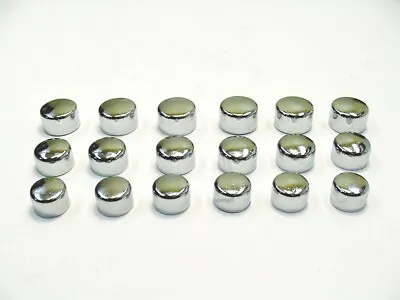 Ford Chrome Motor Engine Bolts Caps Covers Dress-up Kit Set 18 3NOS Mustang • $24.19