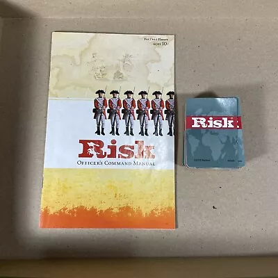 2003 RISK Board Game Of Global Domination Replacement Instructions & Cards Only • $5.68