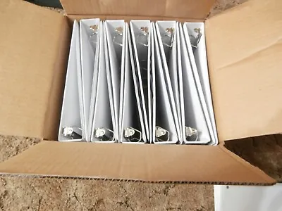 Lot Of 10 Basic Economy 3 Ring View Binders 1  D-ring 1.5 -Spine • $15